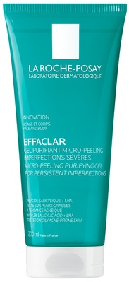 Гель-микропилинг La Roche-Posay Effaclar Micro-Peeling Purifying Gel для очищения проблемной кожи лица и тела, 200 мл