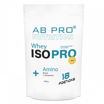 Протеин изолят AB PRO ISO PRO Whey+ Amino, тирамису, 450 г