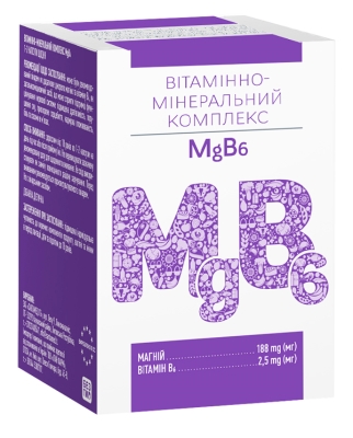 Магний B6 Илан Фарм витаминно-минеральный комплекс капсулы №60