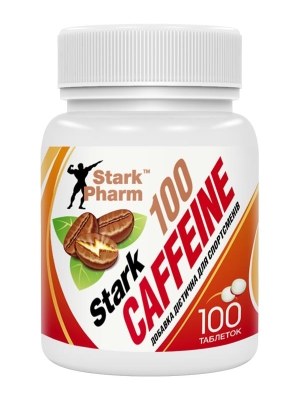 Кофеин Stark Pharm Stark Caffeine 100 мг, 100 таблеток
