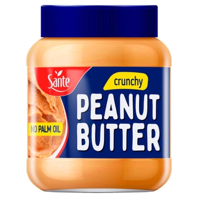 Арахисовое масло Sante Go On! Peanut butter crunchy, стекло 350 г