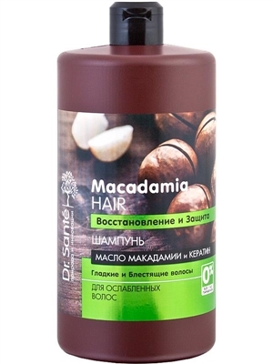Шампунь Dr.Sante Macadamia Hair, Восстановление и защита, 1000 мл
