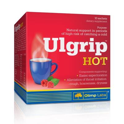 Дієтична добавка Olimp Ulgrip Hot зі смаком малини порошок д/ор. р-ну №10 у саше