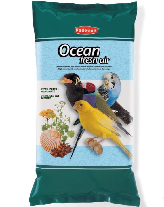 Наполнитель для птиц Padovan Sable Ocean Fresh air, 5 кг