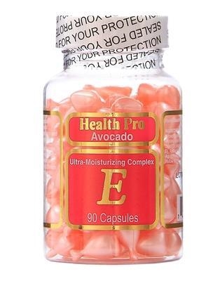 Комплекс HealthPro Avocado увлажнение для лица и шеи с авокадо и витамином Е капсулы №90