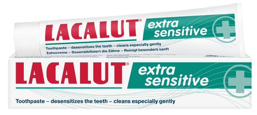 Зубная паста Lacalut Extra Sensitive, 50 мл