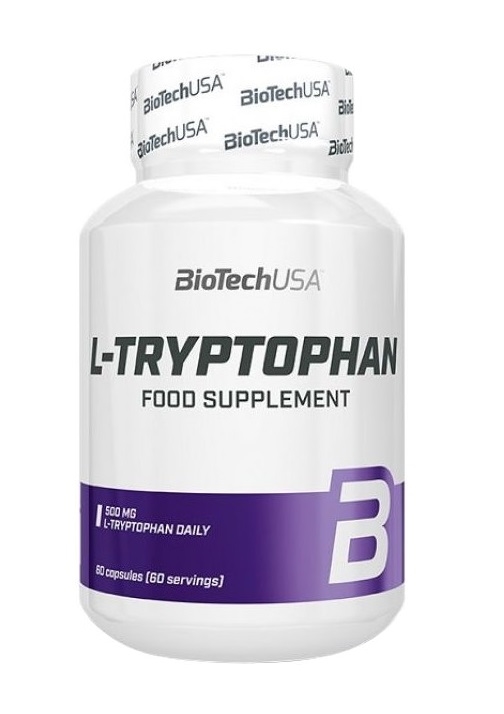 Аминокислота Biotech L-Tryptophan, 60 капсул
