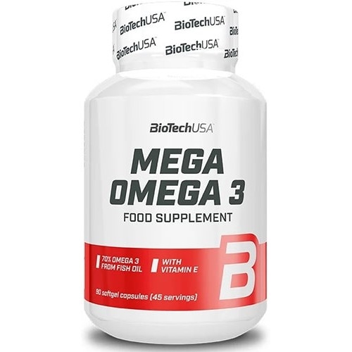 Жирные кислоты Biotech Mega Omega 3, 90 капсул
