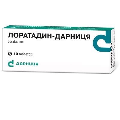 Лоратадин-Дарниця таблетки по 10 мг №10