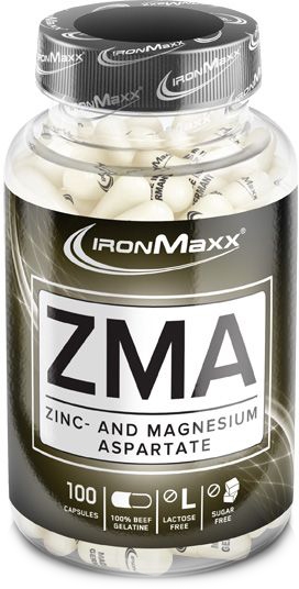 Анаболический комплекс IronMaxx ZMA, 100 капсул