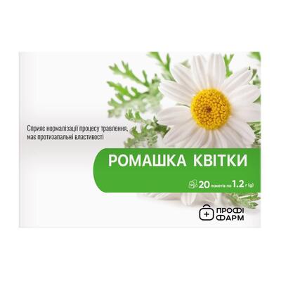Фиточай Профи Фарм Ромашки цветы в фильтр-пакетах по 1,5 г №20