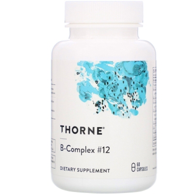 Витамины В-Комплекс №12 Thorne Research B-Complex 12 капсулы №60