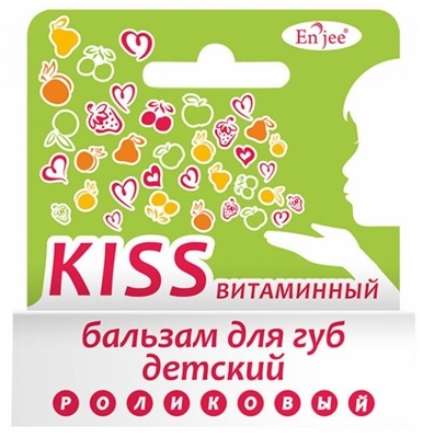 Бальзам для губ детский Enjee Kiss Витаминный, 6 мл