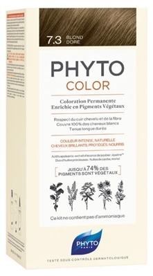 Крем-краска Phyto Phytocolor, тон 7.3 золотисто-русый, 60 мл + 40 мл