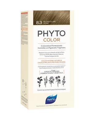 Крем-краска Phyto Phytocolor, тон 8.3 светло-русый золотистый, 60 мл + 40 мл