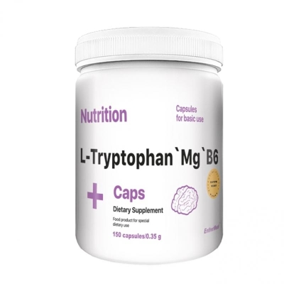 Антистресс комплекс AB PRO EntherMeal L-Tryptophan Mg B6, 150 капсул