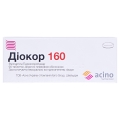 Диокор 160 таблетки, п/плен. обол. по 160 мг/12.5 мг №90 (10х9)