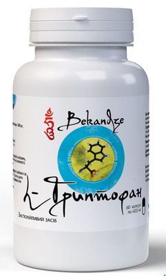 L-триптофан Shanti (L-Tryptophan) капсулы по 400 мг №60