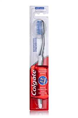 Зубная щетка Colgate Безопасное отбеливание, 1 штука