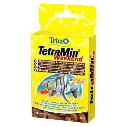 Корм для рыб Tetra TetraMin Weekend ST продленного действия, кормовые палочки, 20 штук