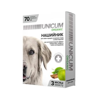 Ошейник для собак Unicum organic UN-024 от блох и клещей, 70 см