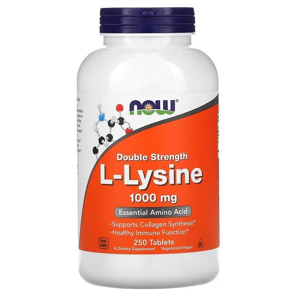 L-лізин NOW 1000 мг таблетки №250