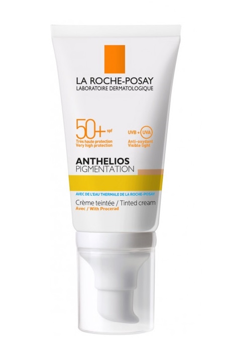 Крем солнцезащитный La Roche-Posay Anthelios Pigmentation со светлым тонирующим эффектом для кожи, склонной к гиперпигментации, SPF50+, 50 мл