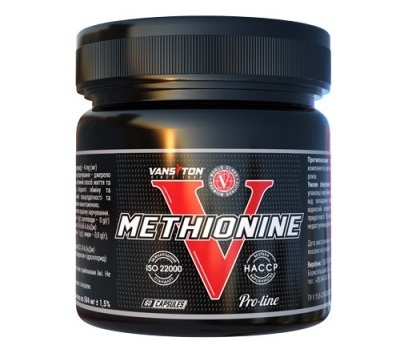 Амінокислота Vansiton Methionine (Метіонін), 60 капсул