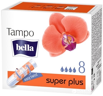 Тампоны гигиенические Bella Tampo Premium Comfort super plus, 8 штук