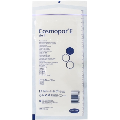 Повязка пластырная Cosmopor E steril для закрытия ран 10 см х 25 см стерильная, 1 штука