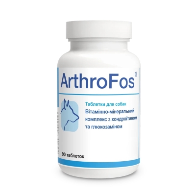 Витаминно-минеральный комплекс Dolfos ArthroFos для собак с глюкозамином и хондроитином, 90 таблеток