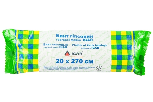 Бинт гипсовый IGAR 20 х 270 см