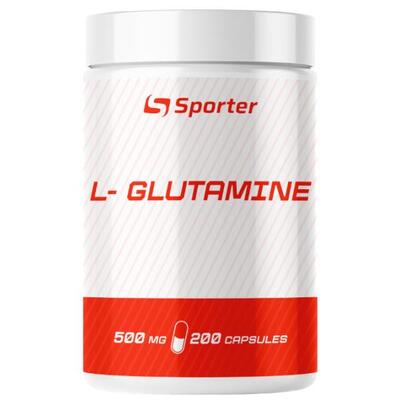 Амінокислота Sporter L-Glutamine капсули по 500 мг №200