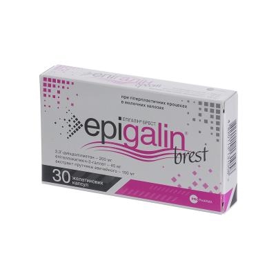 Епігалін Брест капсули по 385 мг №30 (15х2)