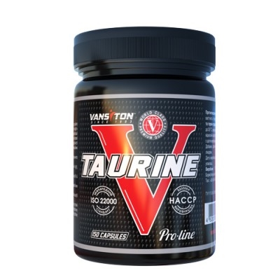 Амінокислота Vansiton Taurine (Таурин), 150 капсул