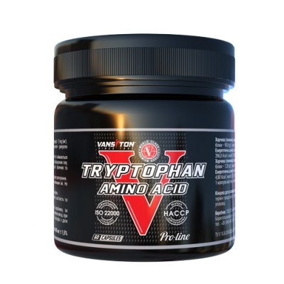 Амінокислота Vansiton Tryptophan (Триптофан), 60 капсул