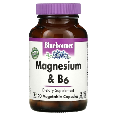 Магний+Витамин В6 Bluebonnet Nutrition капсулы №90