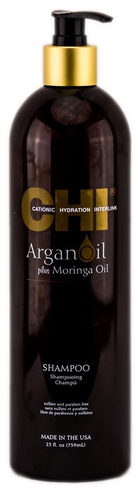 Шампунь CHI Argan Oil Shampoo для сухих волос питательный, 739 мл
