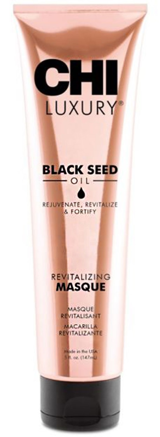 Маска CHI Luxury Black Seed Oil Revitalizing Masque для волос увлажняющая с маслом черного тмина, 148 мл