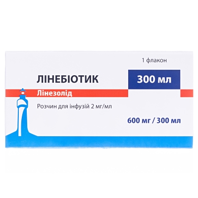Линебиотик раствор д/инф. 2 мг/мл по 300 мл во флак.
