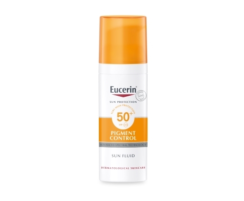 Флюид солнцезащитный Eucerin 87997 Sun Pigment Control для лица против гиперпигментации, SPF 50, 50 мл