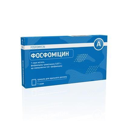 Фосфомицин гранулы д/ор. р-ра по 3 г №1 в саше