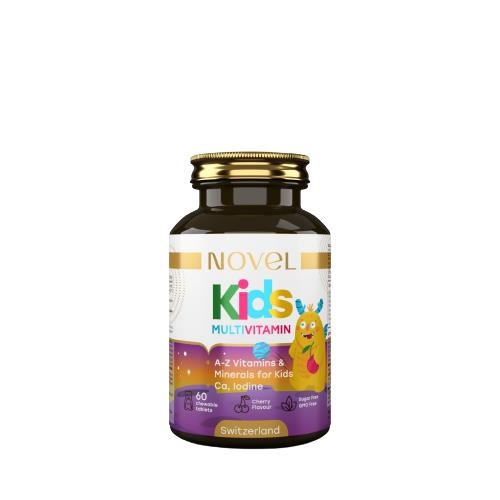 Витамины Novel Kids Мультивитамины для детей и подростков таблетки жевательные №60