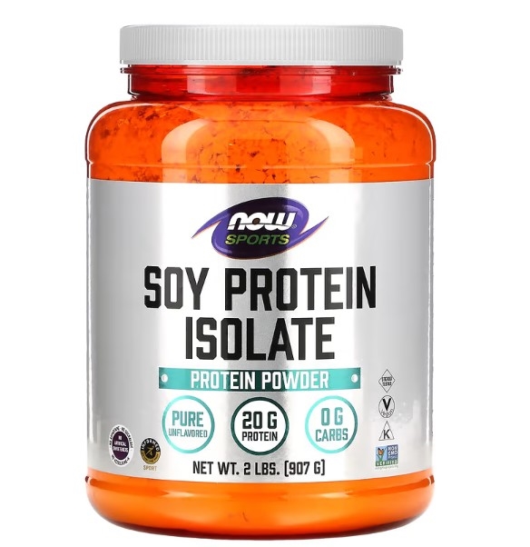 Изолят соевого протеина NOW Soy Protein Isolate, 907 г