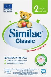 Смесь сухая молочная Similac Classic 2, для детей с 6 месяцев, 600 г