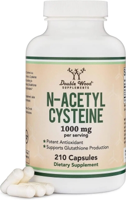 Ацетилцистеїн Double Wood N-Acetyl Cysteine (NAC) 1000 mg, 210 капсул
