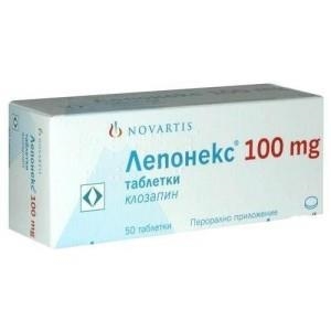 Лепонекс таблетки по 100 мг №50 (10х5)