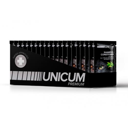 Шампунь-кондиционер для кошек Unicum UN-057 с маслом чайного дерева по 15 мл 40 штук