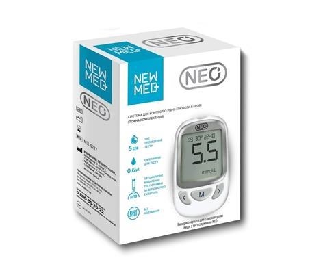 Глюкометр NewMed Neo + 50 тест-полосок