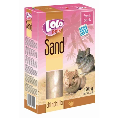 Песок для шиншилл Lolo Pets, 1,5 кг
